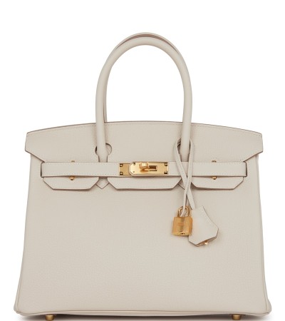 Hermès Birkin 30 Craie Togo Gold Hardware