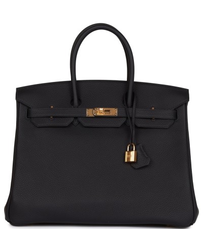 Hermès Birkin 35 Caban Clemence Gold Hardware