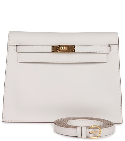 Hermès Kelly Danse Gris Perle Swift Gold Hardware