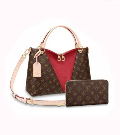 LOUIS VUITTON V tote MM long wallet 2-piece set deals Ref:M43957+M60017