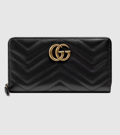 GG Marmont zip around wallet