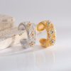 Hot Selling Vintage Open Ring: Eco-Friendly Copper with Real Gold Plating