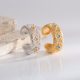 Hot Selling Vintage Open Ring: Eco-Friendly Copper with Real Gold Plating