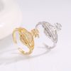 🔥Trending Eco-Copper Real Gold Plated Planet-Style Adjustable Ring with Premium Design
